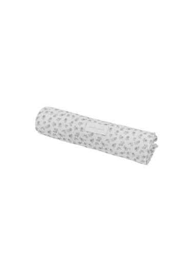 MUSELINA LITTLE BLOOM FLOR GRIS 