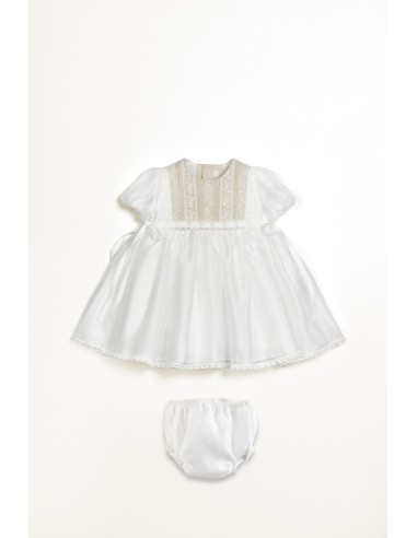 VESTIDO CRUDO CON TOSTADO 