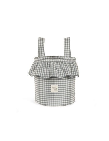 BOLSO BUCKET PRALINÉ VICHY MATCHA