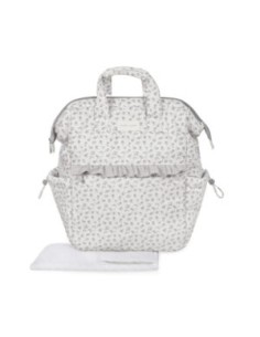 MOCHILA LITTE BLOOM FLOR GRIS