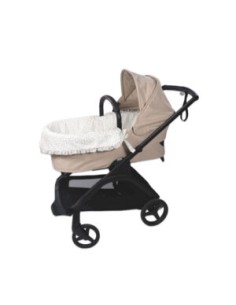CUBRE CUCO DUAL  SÁBANA  LITTLE BLOOM FLOR GRIS