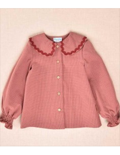 BLUSA CUADROS IKAT COCOTTE