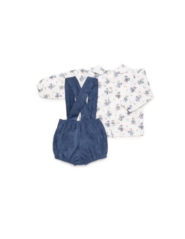 CONJUNTO PETO CAMISA ZORRITOS 