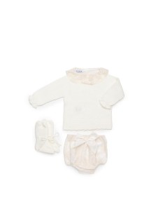 CONJUNTO BRAGA ENCAJE CON PATUCOS