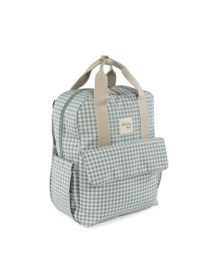 MOCHILA CUADRO VICKY VERDE