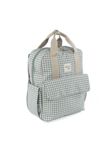 MOCHILA CUADRO VICKY VERDE