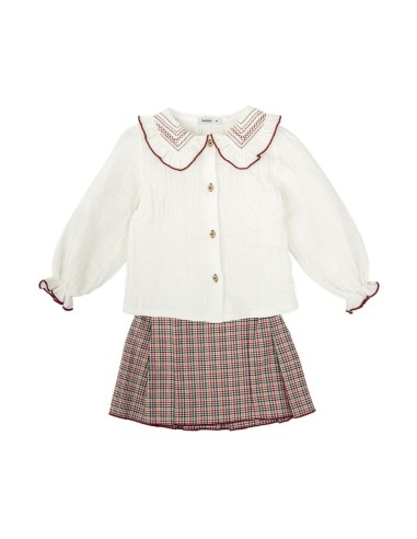 CONJUNTO FALDA Y BLUSITA NIDO COPO