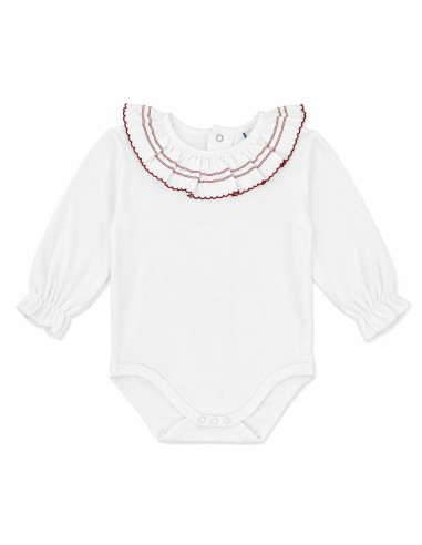 BODY UNISEX CUELLO GRANDE BURDEOS 