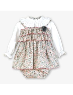 VESTIDO PELELE  FLOR LIBERTY