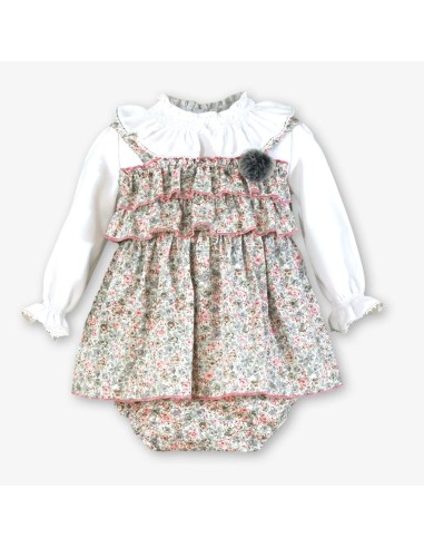 VESTIDO PELELE  FLOR LIBERTY