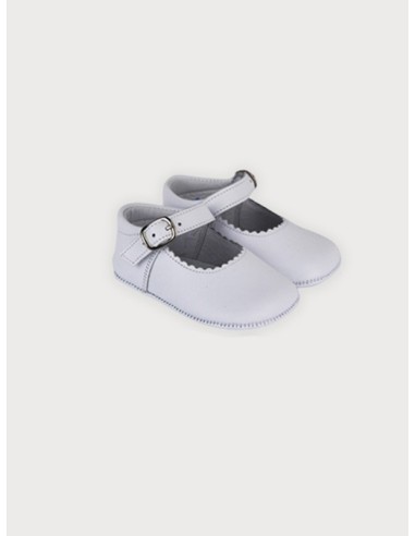 MERCEDITAS NACARADA BOTON BLANCO