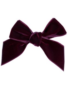 LAZO TERCIOPELO PICO PATO CONDOR  GRANATE 575